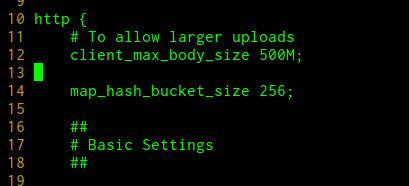 map_hash_bucket_size NGINX