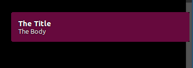 notify-send output on Ubuntu 16.04